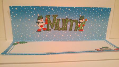 Xmas Mum Matching Large Dl Insert by Hayley Griffiths