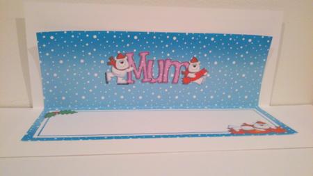 Xmas Mum Matching Large Dl Insert by Hayley Griffiths