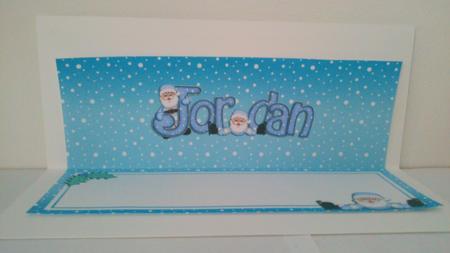 Xmas Jordan Matching Large Dl Insert by Hayley Griffiths