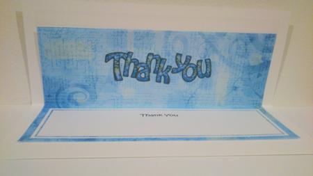 Thank You Matching Large Dl Insert by Hayley Griffiths