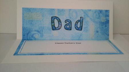 Happy Fathers Day Dad Matching Large Dl Insert by Hayley Griffiths