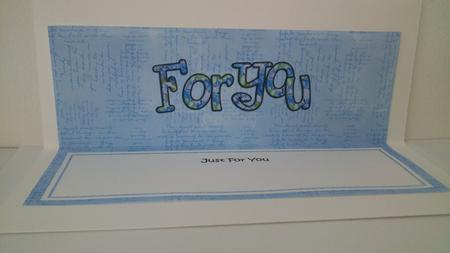 Just for You Roses Matching Large Dl Insert by Hayley Griffiths