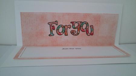 Just for You Large Dl Matching Insert by Hayley Griffiths