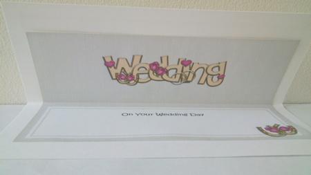 Wedding Roses Matching Large Dl Insert by Hayley Griffiths