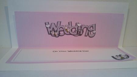 Wedding Roses Matching Large Dl Insert by Hayley Griffiths