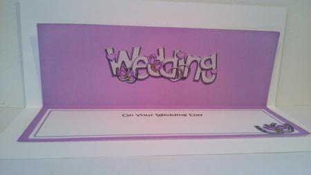 Wedding Roses Matching Large Dl Insert by Hayley Griffiths