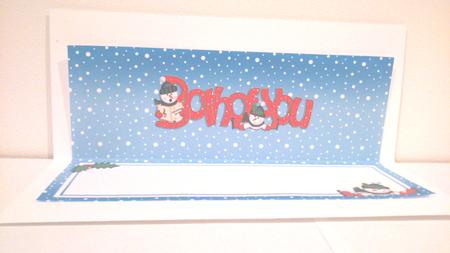 Xmas Both of You Matching Large Dl Insert by Hayley Griffiths