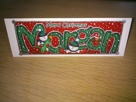 Xmas Morgan Snowmen Large Dl & 3D Decoupage by Hayley Griffiths