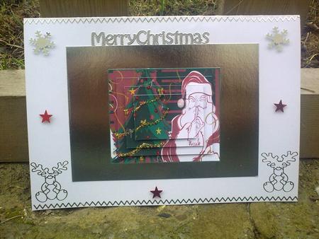 Santa Delivering the Presents Stair Stepper Kit by Hayley Griffiths