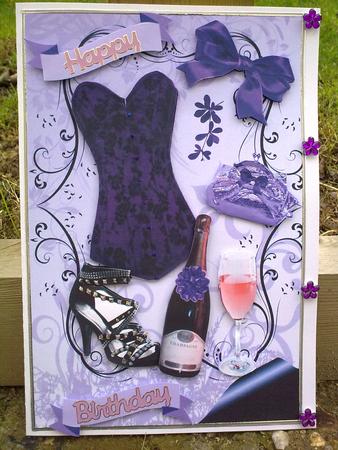 Lovely Ladies Accessories in Purple by Hayley Griffiths