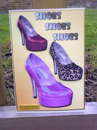 Shoe Quick Card by Hayley Griffiths