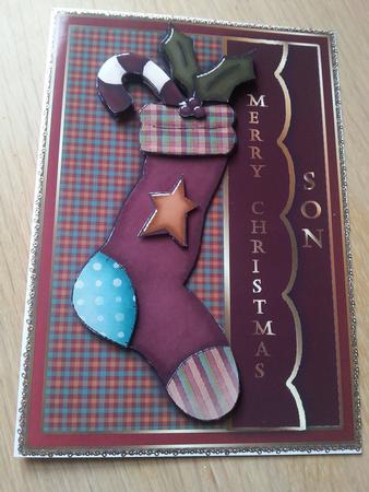 Country Christmas Stocking - Son by Hayley Griffiths