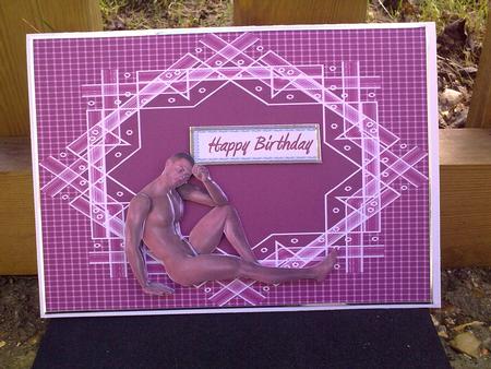 Naked Mothers Day Card Front by Hayley Griffiths