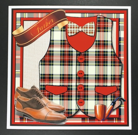 All Occasion Men's Card Birthday, Father's Day Decoupage by Hazel Pepper