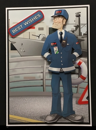 Security Guard Dude by Hazel Pepper