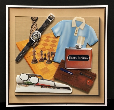 8x8 one for the men mini kit by Hazel Pepper
