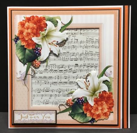 Beautiful Lillys and Berrys on sheet Music  by Hazel Pepper