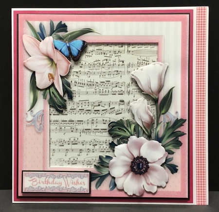 Beautiful Winters Bouquet on sheet Music  by Hazel Pepper