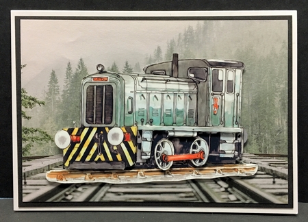 Transport Decoupage - Trains by Hazel Pepper