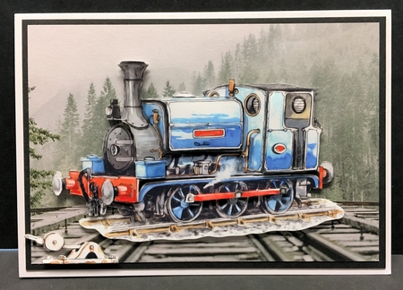 Transport Decoupage - Trains by Hazel Pepper