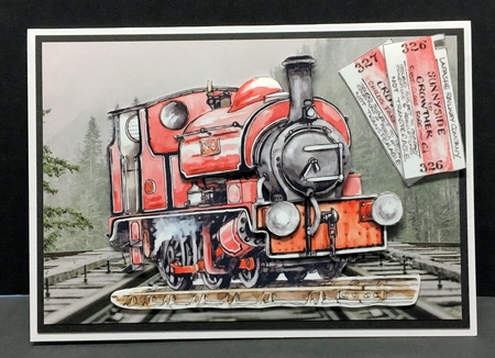 Transport Decoupage - Trains by Hazel Pepper