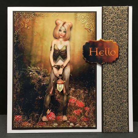 Fantasy Fairy in the Woods - Mix Sentiments Card Mini Kit by Hazel Pepper