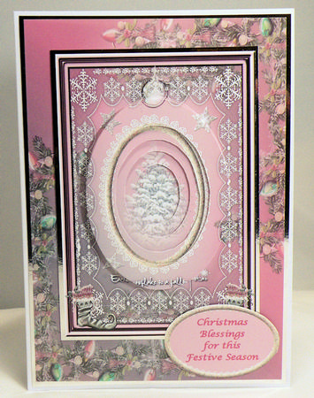 Berry Pink Christmas Cameo Inverted Pyramage Kit by Hazel Pepper