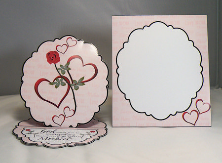 God Created Mothers Pretty Edge Easel Card Kit by Hazel Pepper