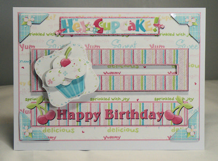 Hey Cupcake Birthday Penny Slider by Hazel Pepper