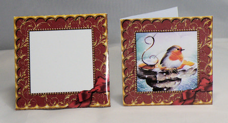 Robin Gold Card Envelope Scallop Bottom Stacker Aio by Hazel Pepper