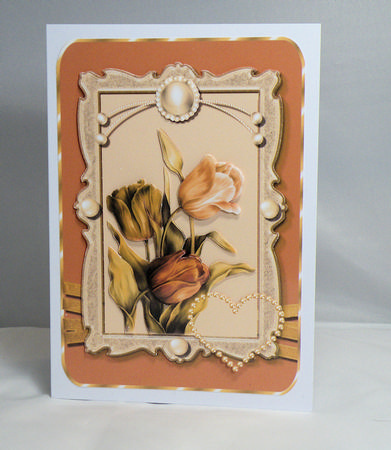 Tulip Trio Card Front by Hazel Pepper