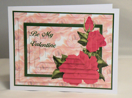 Pink Valentine Rose Pyramids by Hazel Pepper