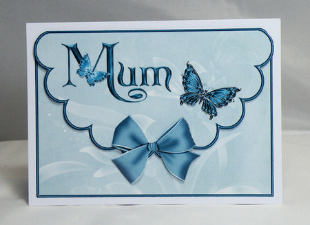 Scalloped Edged Envelope Style Card Mum 1 by Hazel Pepper