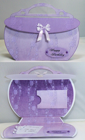 Lavender Handbag by Hazel Pepper