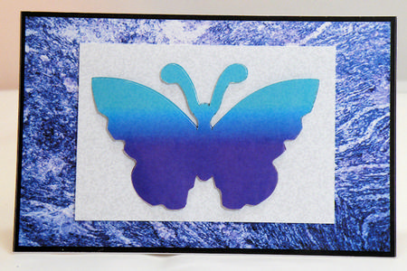 Butterfly Mottled Background by Hazel Pepper