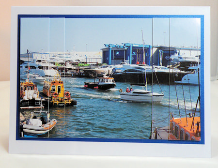 Poole Quay Boat Race Under Bridge to Holes Bay Birthday Etc. by Hazel Pepper