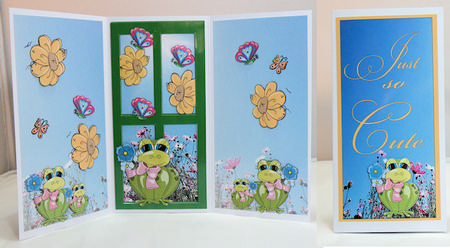 All About Frogs 5 Panels Lots of 3D Elemets by Hazel Pepper