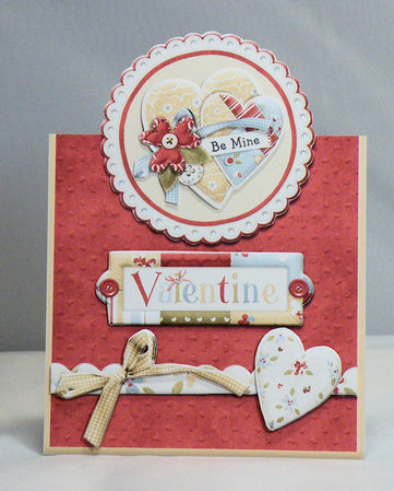 Valentines Day No Hole Over the Edge Card by Hazel Pepper
