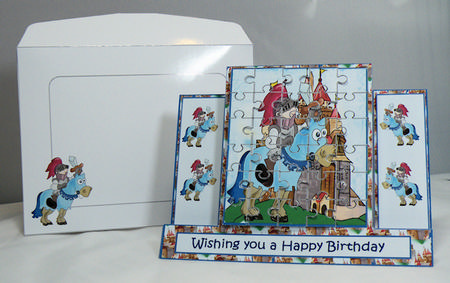 The Enchanted Knight Jigsaw Effect Kit by Hazel Pepper