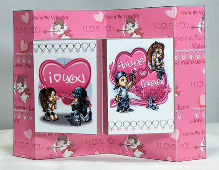 Box Fold Valentine Couple by Hazel Pepper