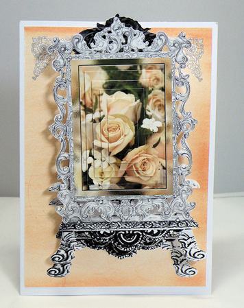 Anniversary Wedding Special Occasion Stand Off Easel Card by Hazel Pepper