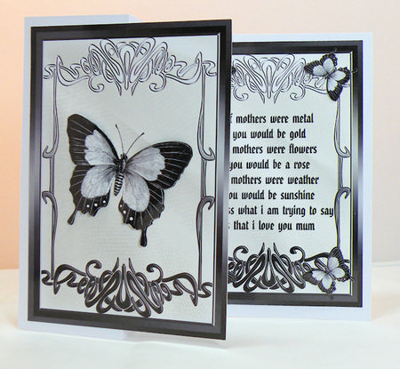 A4 Elegant Mothers Day Verse by Hazel Pepper