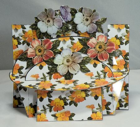 Sunset Flowers 3D Shelf Card Kit by Hazel Pepper