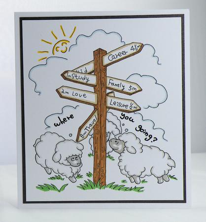 Where You Going? My Friend ~ Digital Stamping by Hazel Pepper
