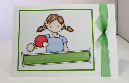 Table Tennis Doodles Digital Stamp by Hazel Pepper