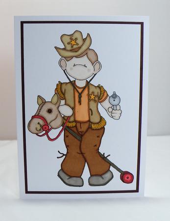 Cowboy Doodles Dandy Digital Stamp by Hazel Pepper