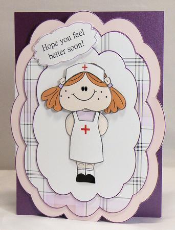 Maggie Hope You Feel Better Soon Pink by Hazel Pepper