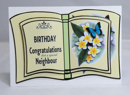 Birthday Congratulations for a Special Neighbour by Hazel Pepper