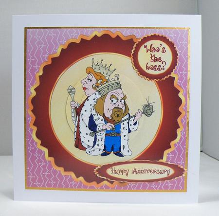 Who's the Boss? Anniversary Circular Pyramid by Hazel Pepper