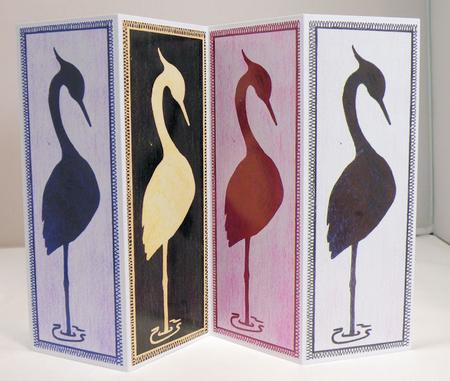 Hand Drawnstork Toppers by Hazel Pepper